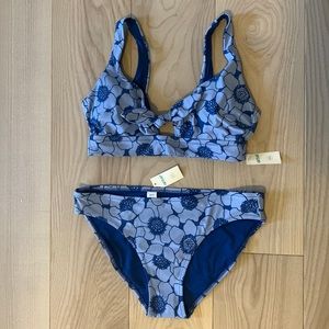 Aerie floral bikini top and bottom NWT 🌟